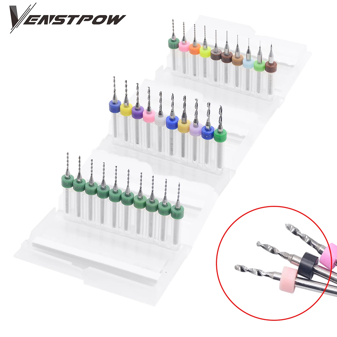 

10pcs/Set 0.1mm-1.2mm High Quality Hard Alloy PCB Print Circuit Board Carbide Micro Drill Bits Tool 0.1mm 1.2mm for SMT CNC