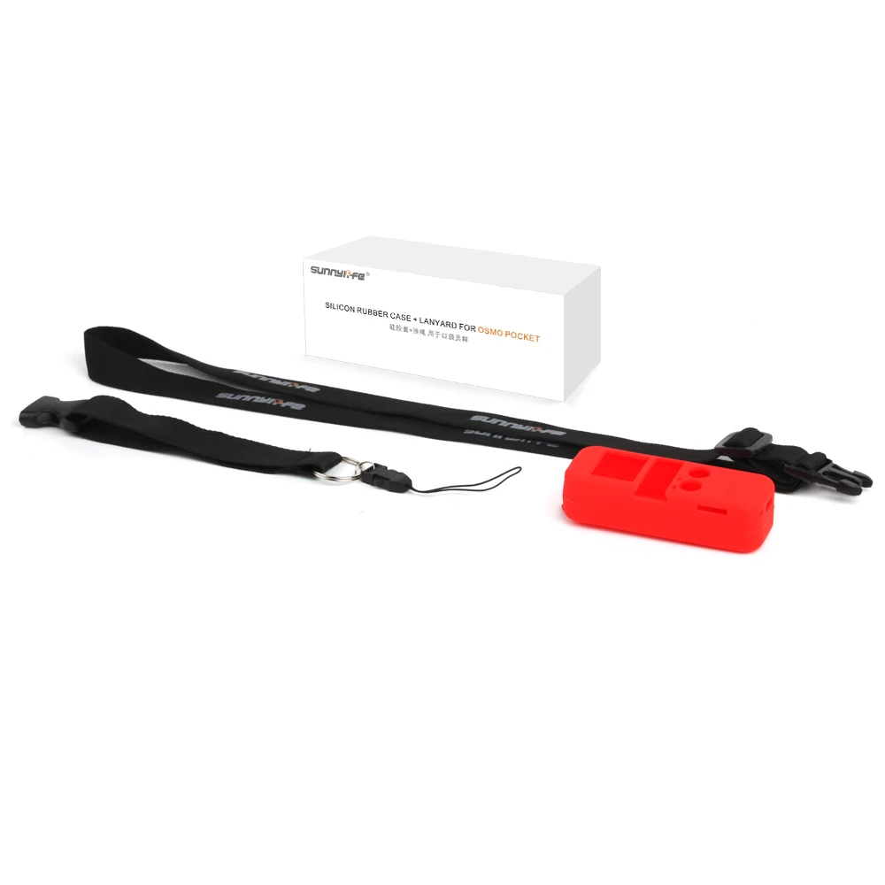 

Sunnylife Gimbal Camera Silicone Cover Case Sling Strap Lanyard for DJI OSMO POCKET Protective Accessory