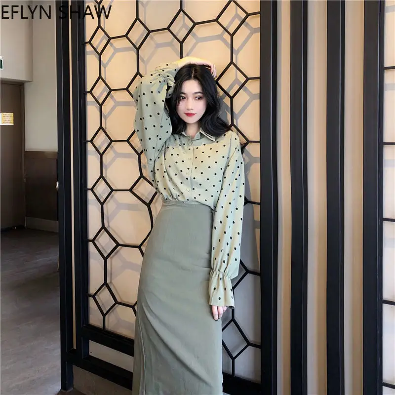 Платье из двух частей для женские пикантные в Корейском стиле девочек топа и юбки