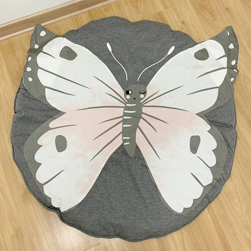 Игровой коврик круглый Лев Кролик Единорог коала игровые коврики Детский коврик для ползания одеяло ковер для детской комнаты коврики для занятий спортом