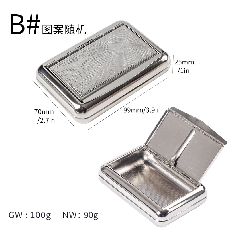 Новинка 1 шт. олово с бумажником металлический контейнер Классические Элегантные