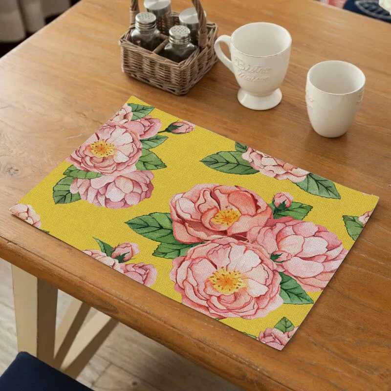 Столовые подставки Fuwatacchi столовые под чашки для напитков домашний декор коврик