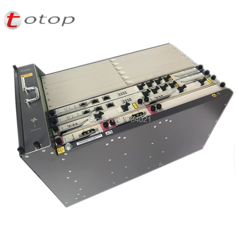 19 дюймов оригинал huawei GPON OLT MA5683T 1GE с 2xSCUN + 2xPRTE 2x scun терминал оптической