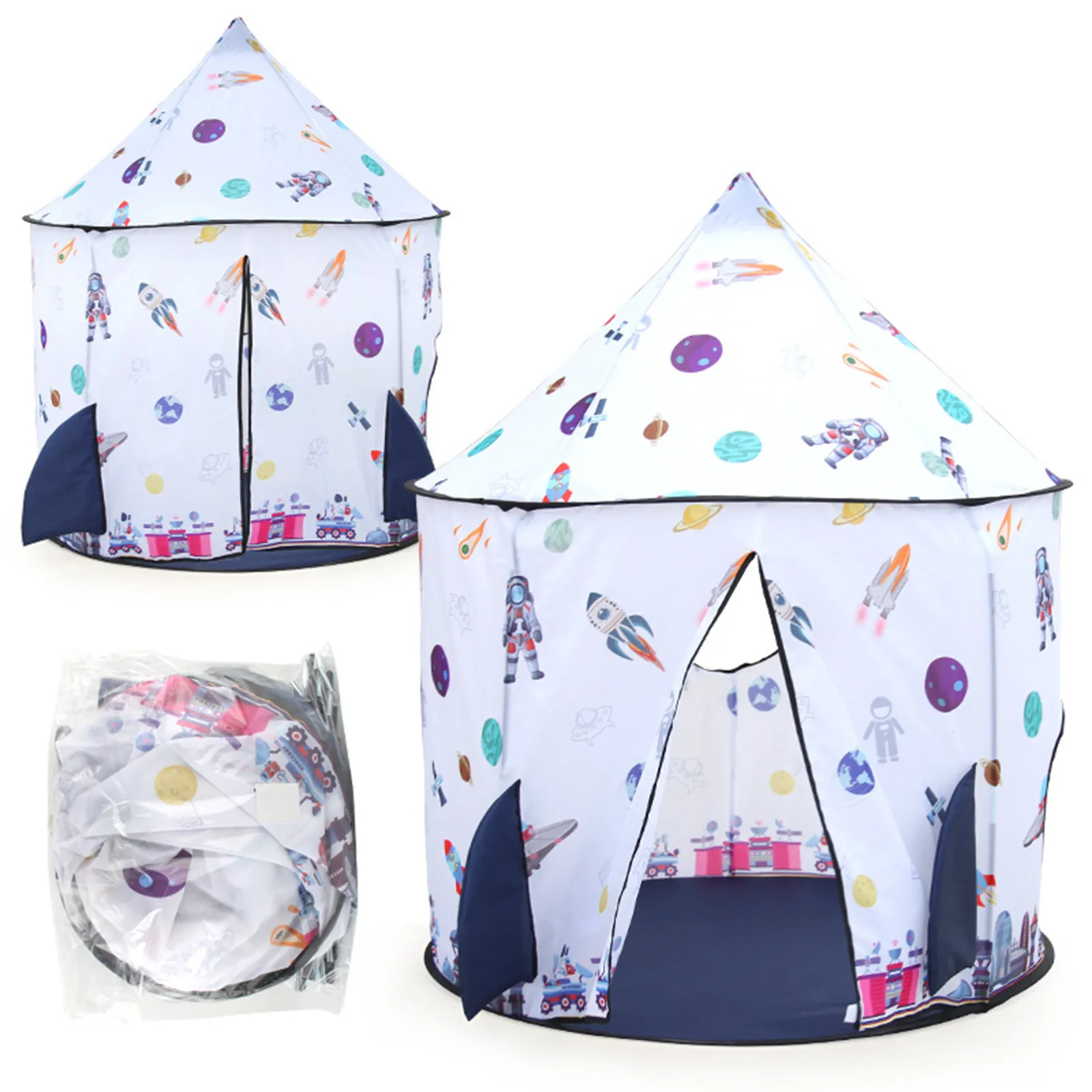 

Children's Tent Indoor Play House Space Indoor Baby Rocket Tent
