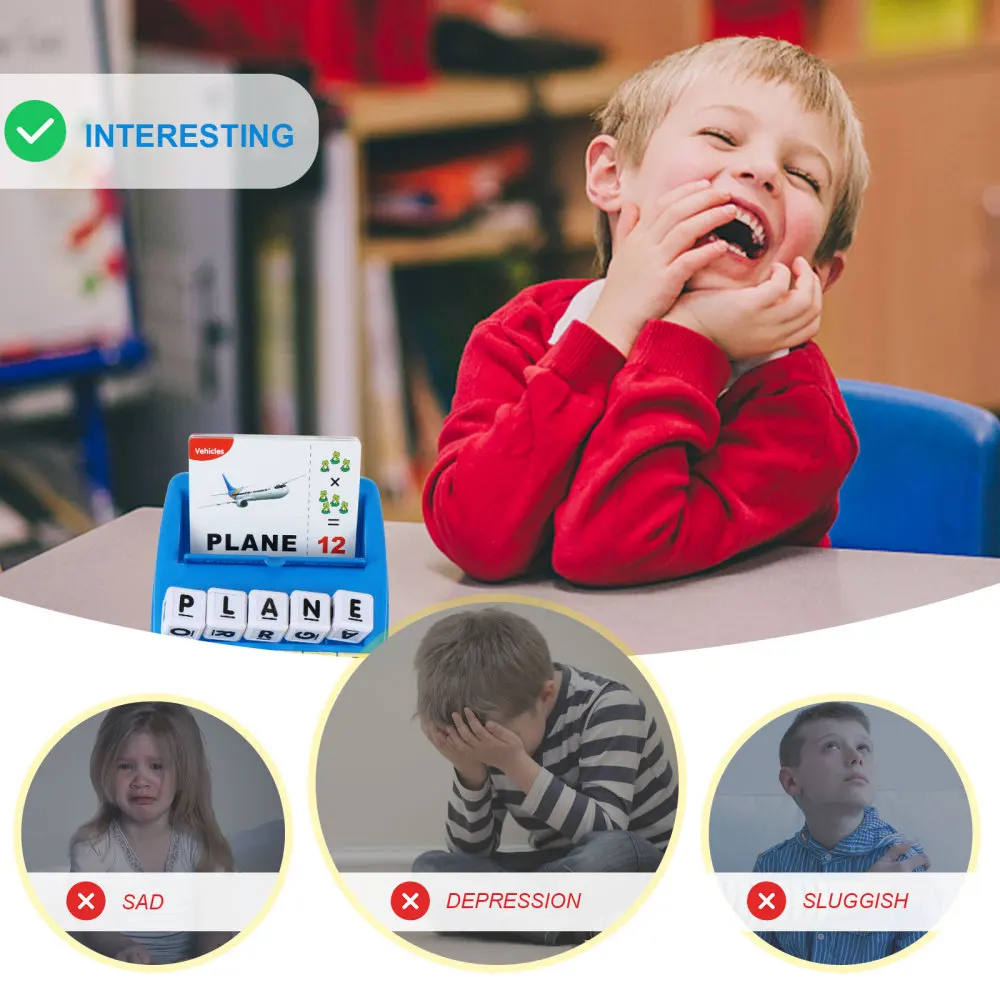 

1 Set Matching Letter Games Machine Early Educational Word Math Learning Machine