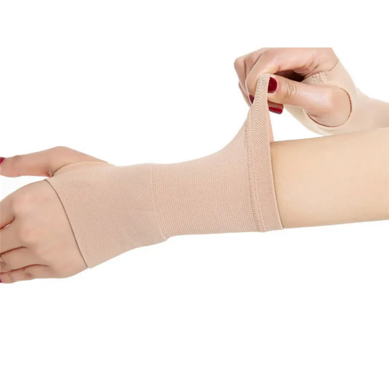 

New Arrival Carpal Tunnel Thumb Hand Wrist Brace Support Compression Bandage Black/Nude 3 Sizes