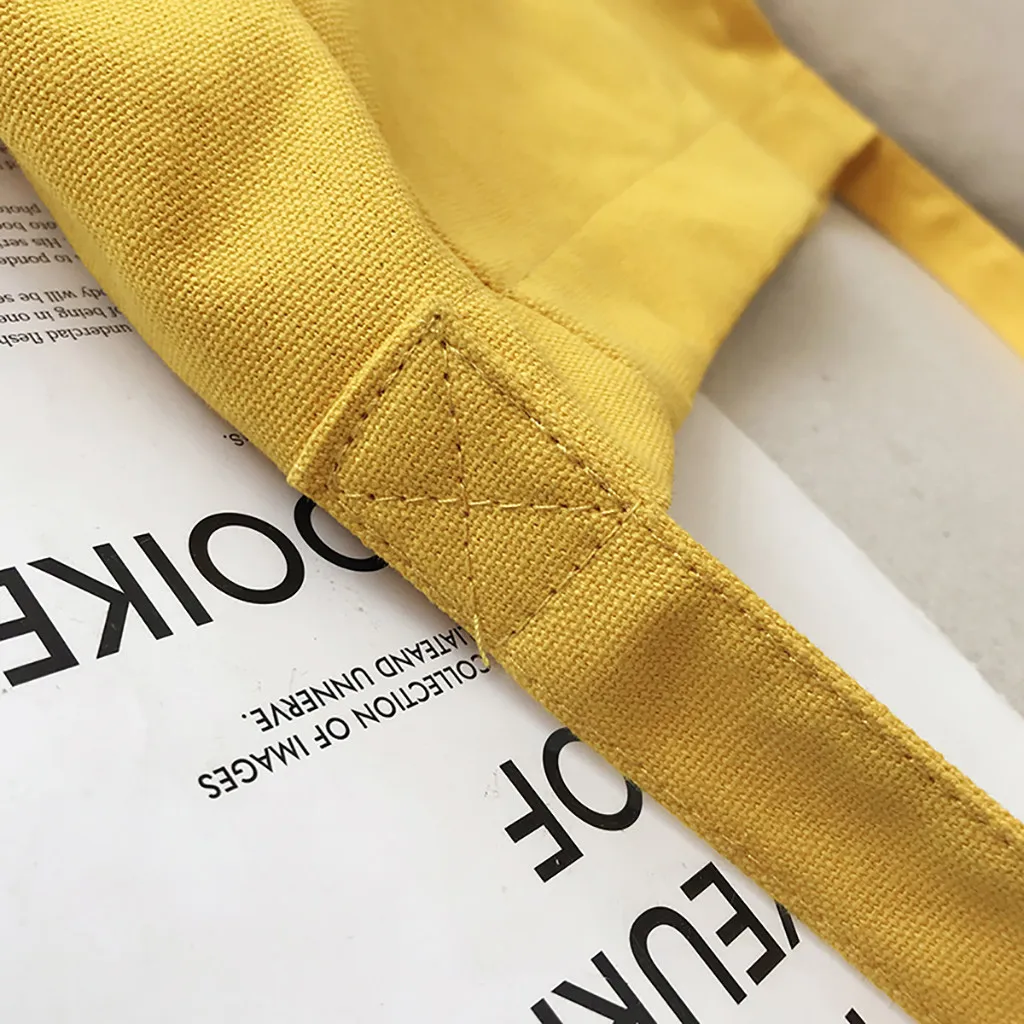 Женская модная Холщовая Сумка для писем плотная большой вместимости белая