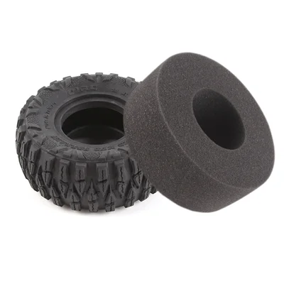 Soft Tire Hard Foam 4 шт. D1RC 2,2 дюймов RC толстые колеса шины RC Гусеничный автомобиль для 1:8 масштаб осевой traxas trx6 G63 - Цвет: Soft Tire Hard Foam