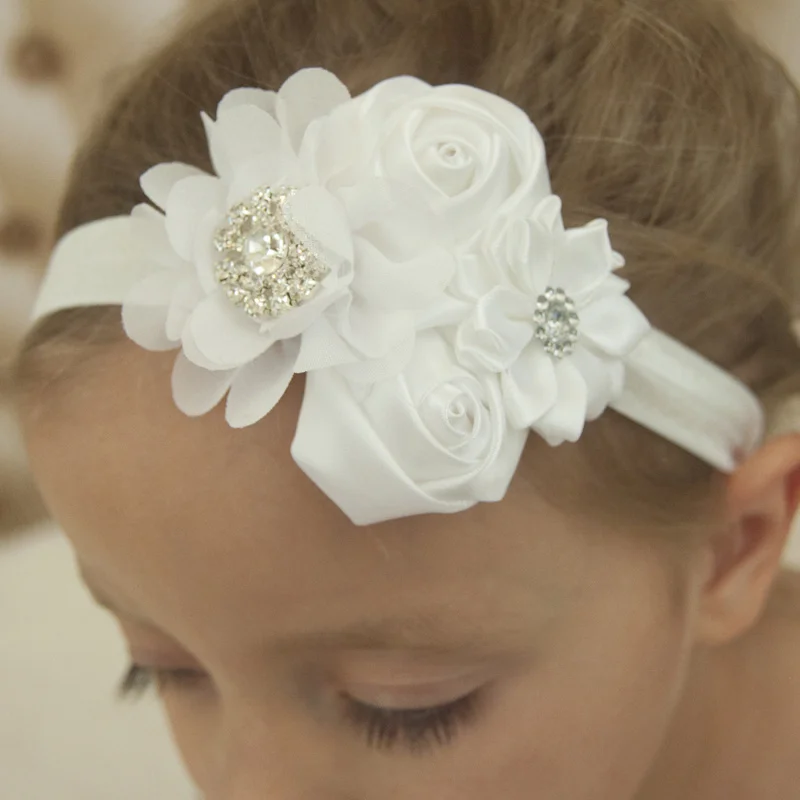 1 шт. шифоновая повязка на голову с цветами|hair accessories|elastic headbandsflower headband |