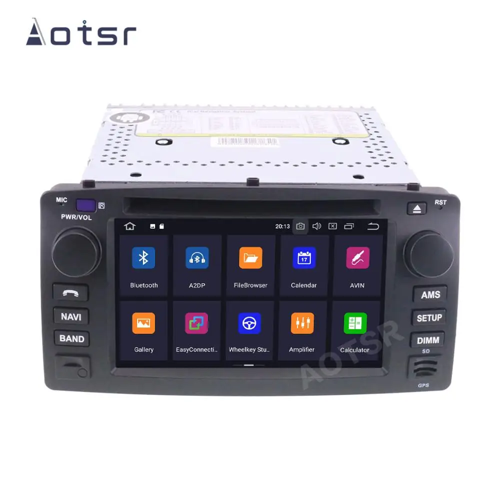 AOTSR 2 Din автомобильное радио Coche Android 10 для Toyota Corolla E120 BYD F3 центральный