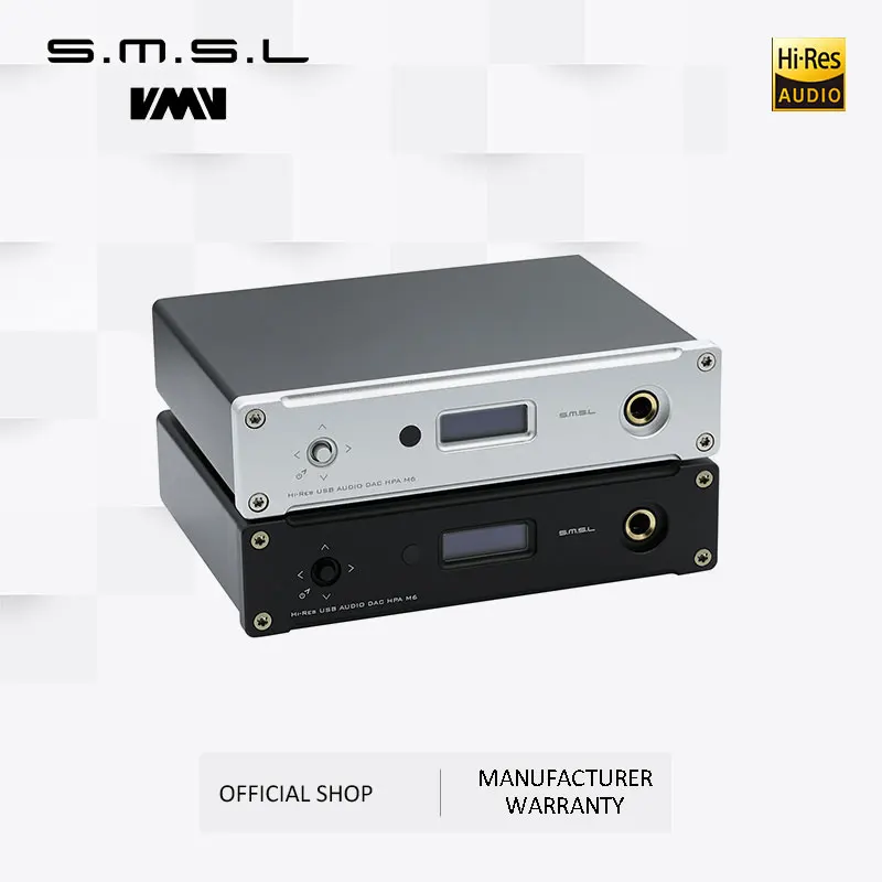 Распродажа новый SMSL M6 Hi Fi DAC AK4452 декодер оригинальный DSD512 асинхронный