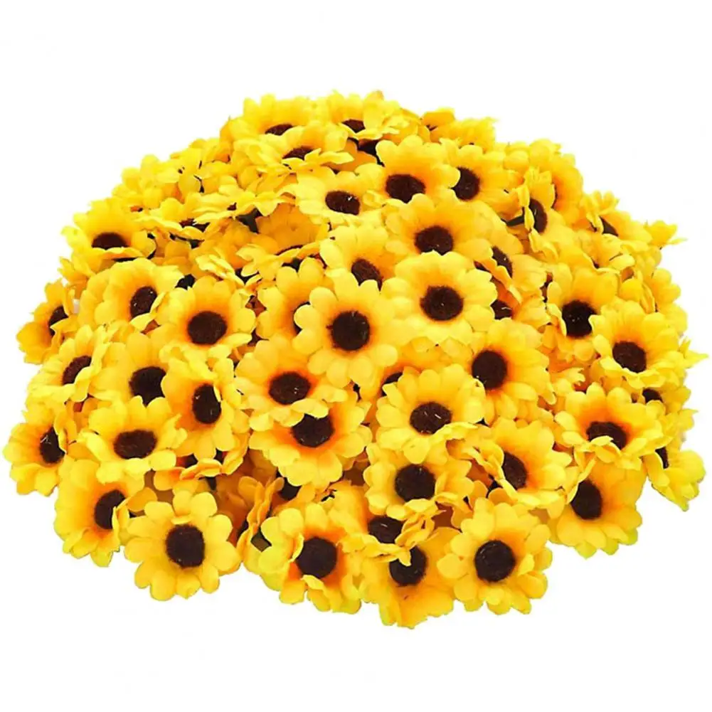 

Durable Artificial Flower Head Easy to Maintain Eco-friendly Simulation Flower Head Delicately Cut Simulation Flower Head