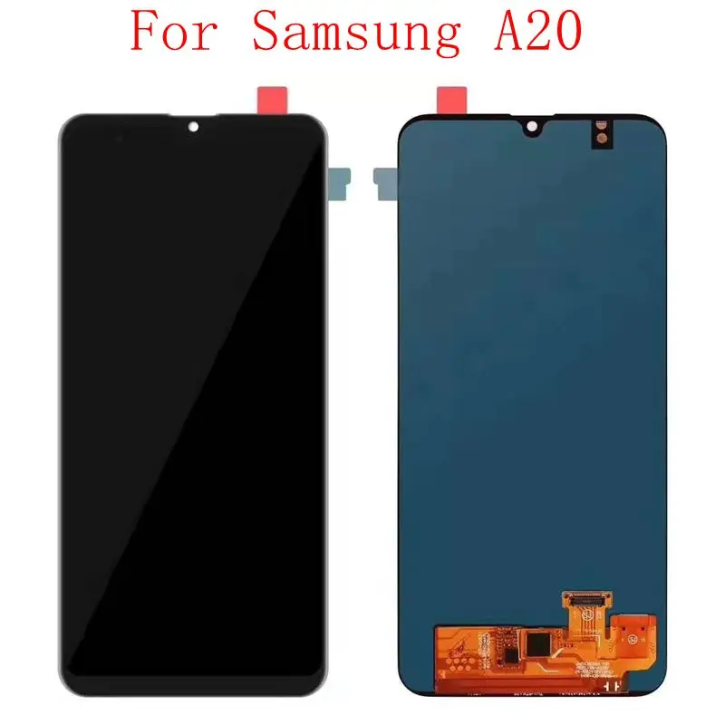 Супер oled для samsung Galaxy A20 A205 A205F A205FD A205F/DS A205Y A205TR ЖК-экран с сенсорным стеклом в сборе