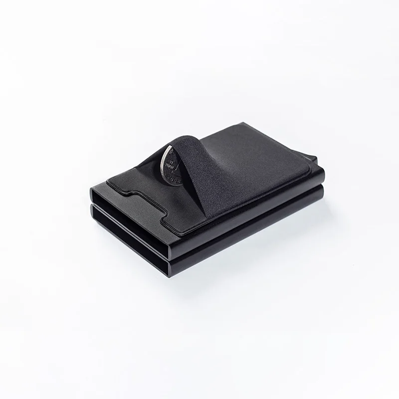 DIENQI Rfid кредитный держатель для карт мужской Алюминиевый металлический стальной