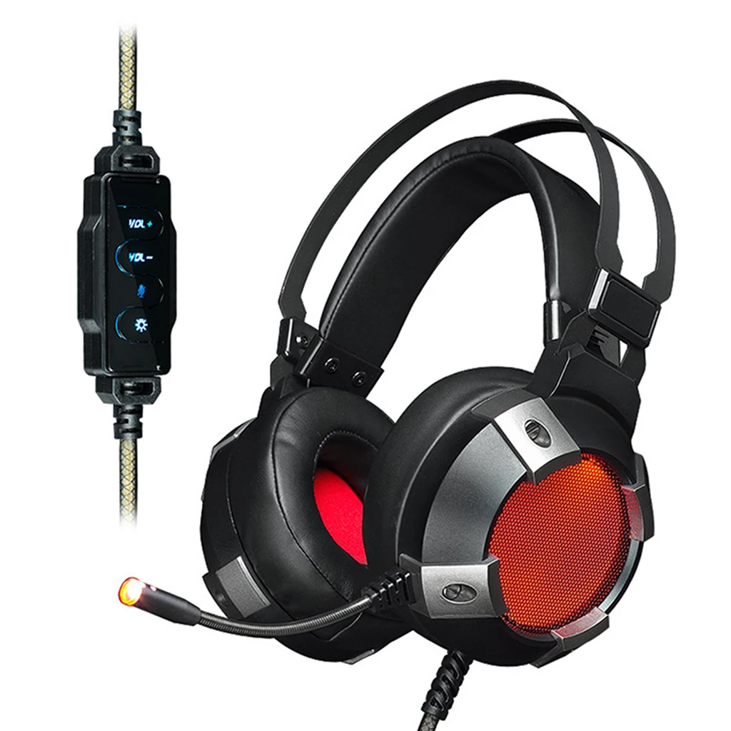 

Gaming Headset Stereo Surround Headphone 3.5mm Wired with Mic Noise Cancelling