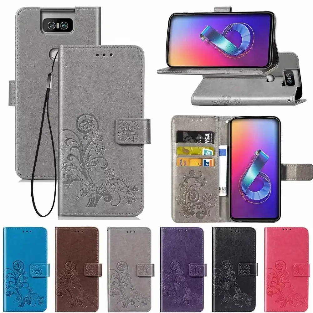 Кожаный чехол книжка для ASUS Zenfone 3S Max ZC521TL ZS571KL 3 Zoom ZE553KL ZC553KL ZC520TL|Бамперы| |