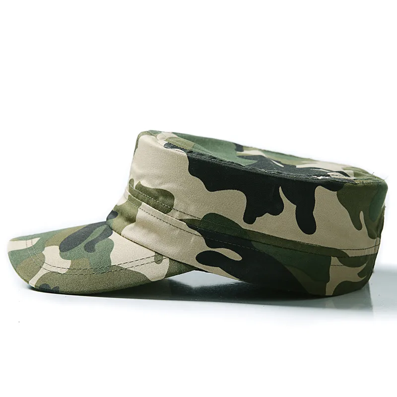 Camouflage Hat Камуфляжная охотничья одежда для мужчин и женщин Военная тактическая одежда Ghillie костюм Боевая Рыбалка походная куртка брюки карго - Цвет: Camouflage Hat