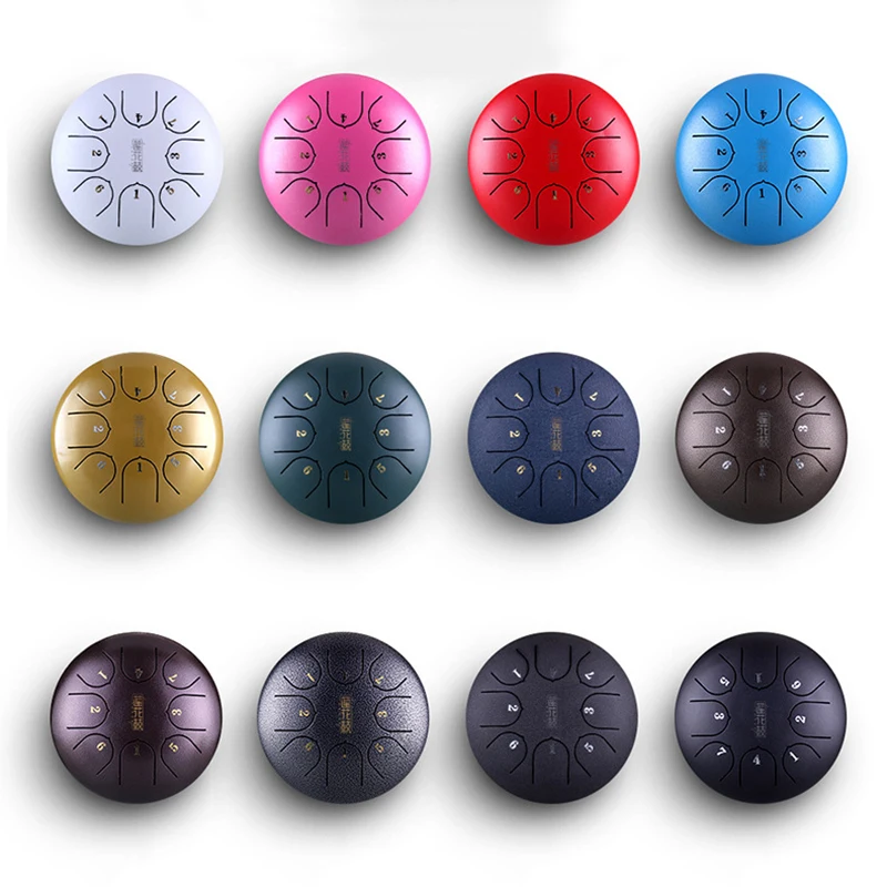 Барабанный барабан из легированной стали 6 дюймов 8 тонов с 1 парой молотков +