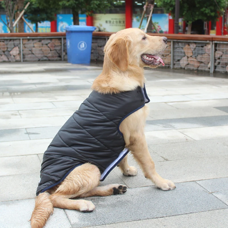 Зимняя одежда для домашних питомцев куртка маленьких средних и больших собак