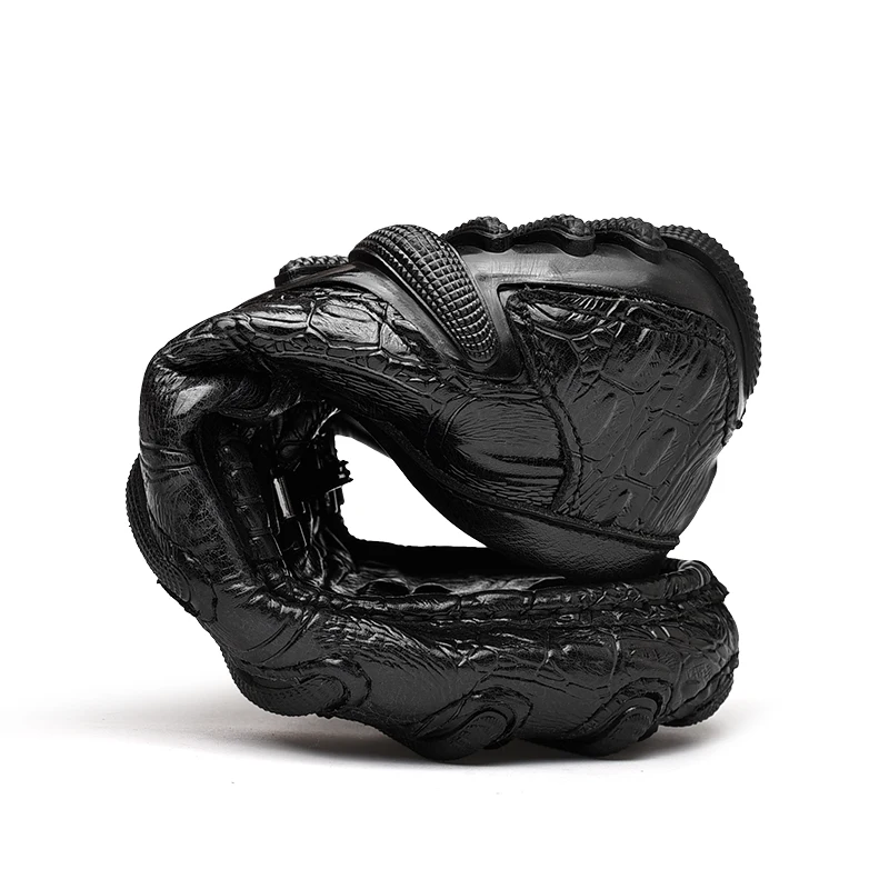 FIXSYS горячая распродажа лето мужская Пряжка Лоферы под крокодиловую кожу шаблон