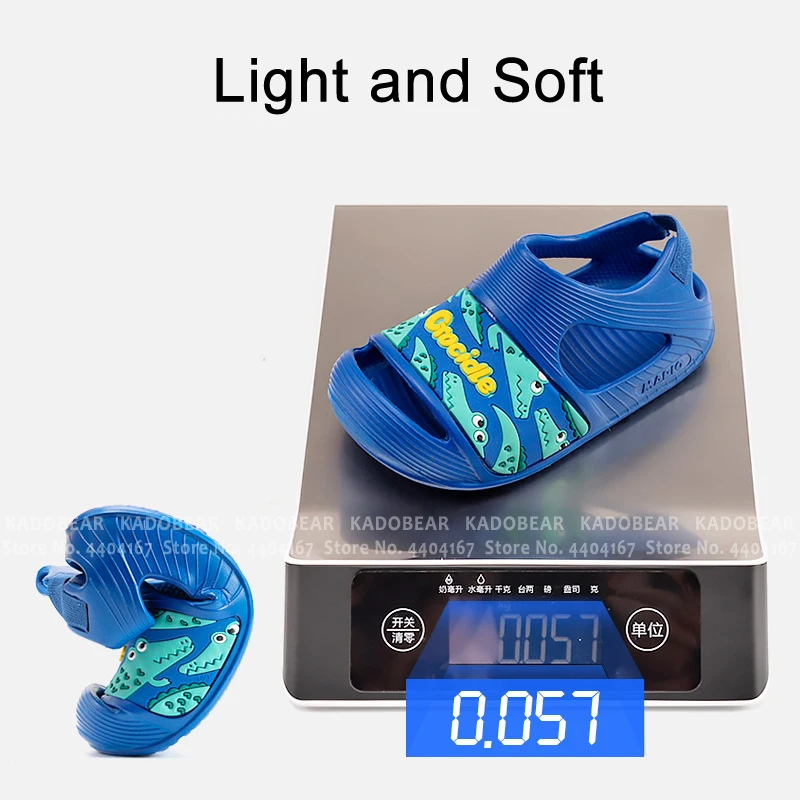 Летняя детская пляжная садовая плоская обувь для девочек и мальчиков домашние