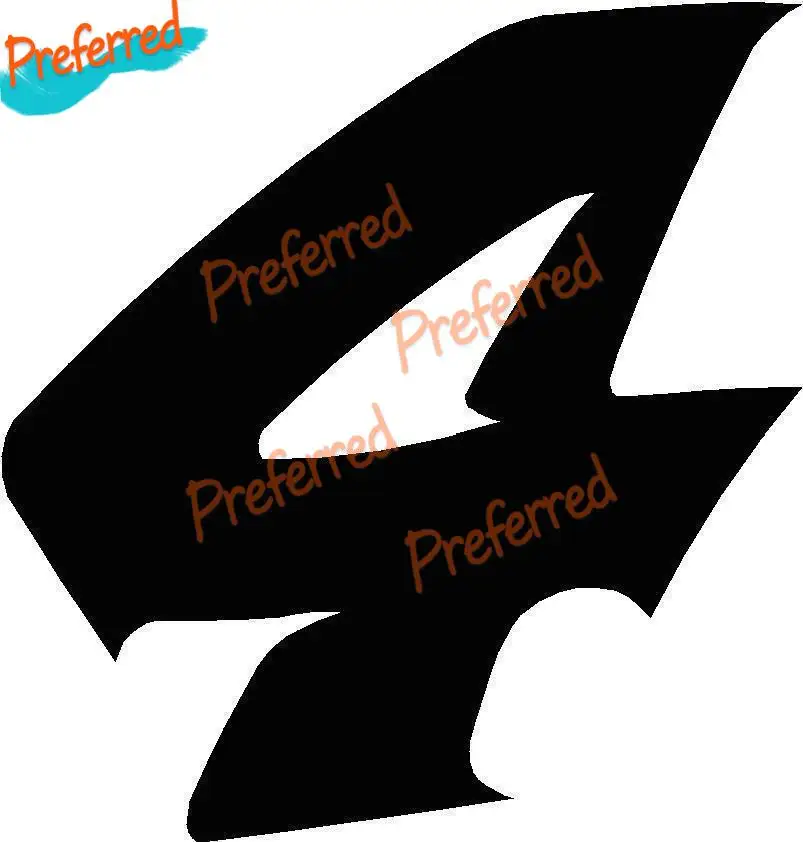 

High Quality Black Stickers Motorcycle Race Numbers Decal Motocross Racing Laptop Helmet Trunk Car Sticker Die Cutting