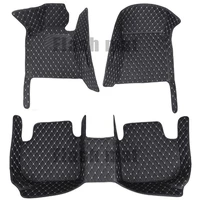 custom leather car floor mats for porsche cayenne 911 boxster 718 macan 944 panamera taycan auto carpets covers foot mats