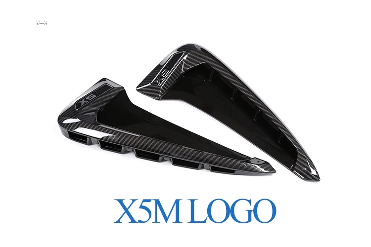 

9- наклейка на боковое вентиляционное отверстие автомобиля, наклейка на крыло, жабры акулы, боковая накладка на вентиляционное отверстие для BMW X серии X5 F15 X5M F85, аксессуар