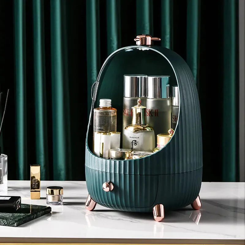 

Fashion Big Capacity Cosmetic Storage Box Waterproof Dustproof Bathroom Desktop Beauty Makeup Organizer Skin Care Storage Drawer