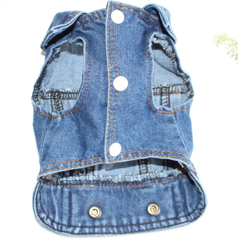 Модные синие джинсы одежда с принтом в виде собак сезон: весна–лето для щенков