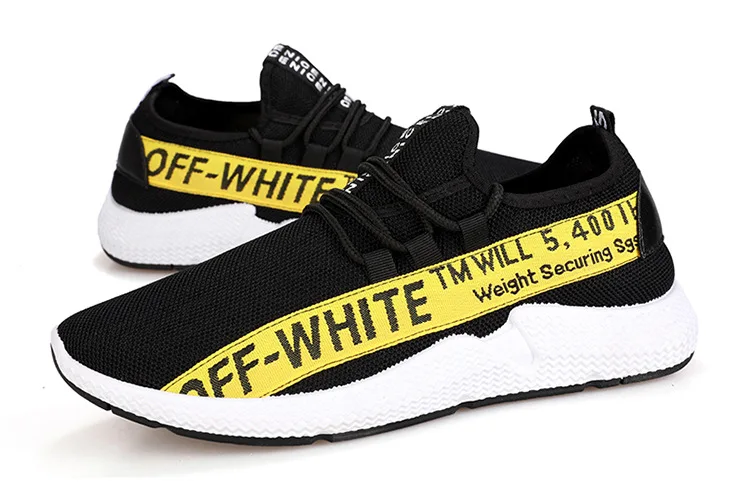 Autumn New Style Men Shoes Fashion Casual Mesh Shoes Stylish Rubber Shoes Sneakers Low Top Breathable Korean-style Running