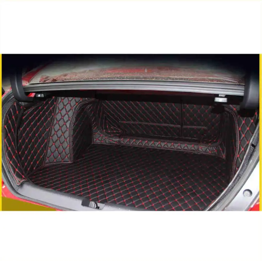 Кожаный коврик для багажника автомобиля подкладка груза Honda Civic 2016 2017 2018 2019 2020 10