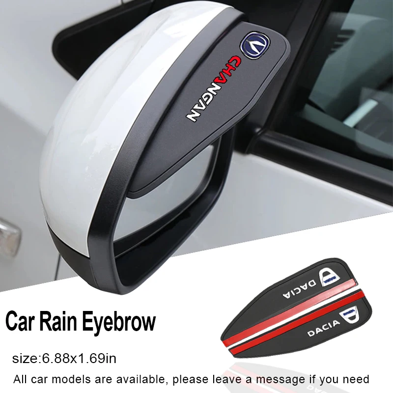 

1set Car Rearview Mirror Rain Eyebrow Sunshade and Rainproof Cover for Toyota TRD Corolla E150 E120 Land Cruiser Car Accessories