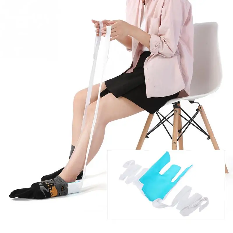 

Foot Brace Support Sock Aid Kit No Blending Stretching Stocking Helper Tool Sock Aid Brace for Pregnancy Injuries