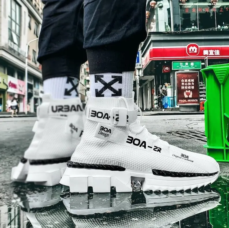

BveA Store men's fashion spring summer winter comfortable casual Male Zr-x700 Style White Color Sport Shoes