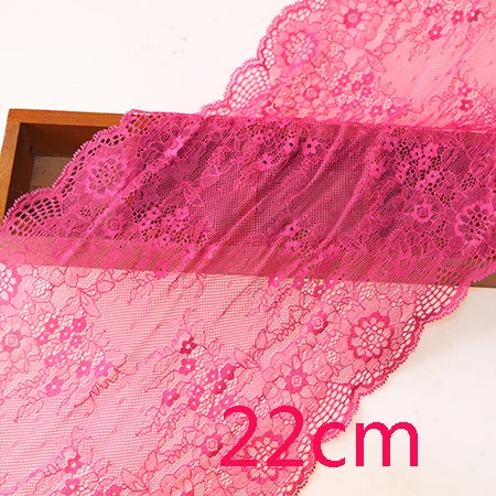1YARD 22CM Кружевная кружевная юбка, цветные тканые аксессуары для одежды, аксессуары для одежды, кружевные украшения, материалы ручной работы - Цвет: 1YARD 22CM