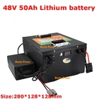 48v 50Ah литий Батарея упаковка по индивидуальному заказу Батарея 50A BMS литий-ионный аккумулятор пакет для велосипеда 2000w 2400 W, фара для электровелосипеда в источник бесперебойного питания USB + 5A Зарядное устройство