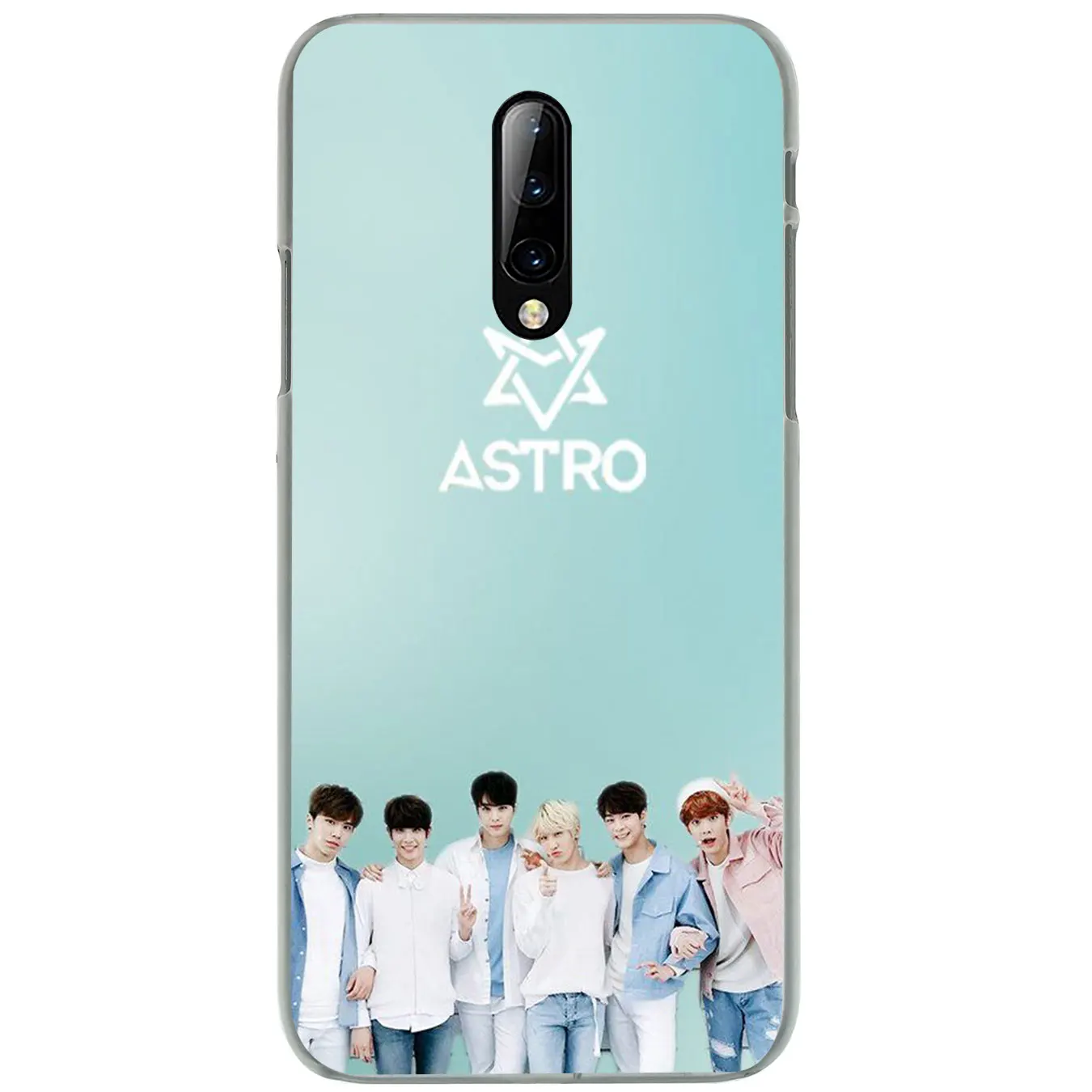 Твердый пластиковый чехол KPOP ASTRO в форме сердца для сотового телефона Oneplus 7 7T Pro 6 6t