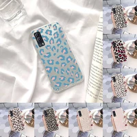 leopard print sexy pink luxury phone case transparent for xiaomi redmi note 3 9 7 4 8 8t 10 cc9e 11ultra t lite play pro 4g 5g