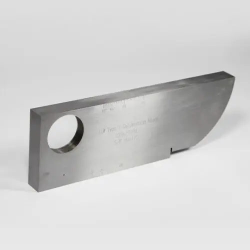 AWS IIW тип 1 Калибровочный блок 1018 стальной тестовый для ультразвукового