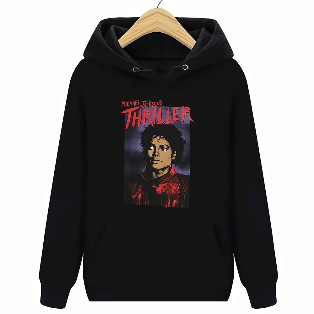 Hoodie black В стиле Майкла Джексона, футболка-Триллер крупным планом Официальный Old Skool hooligans печатных Для мужчин футболка короткий рукав Забавные футболки - Цвет: Hoodie black