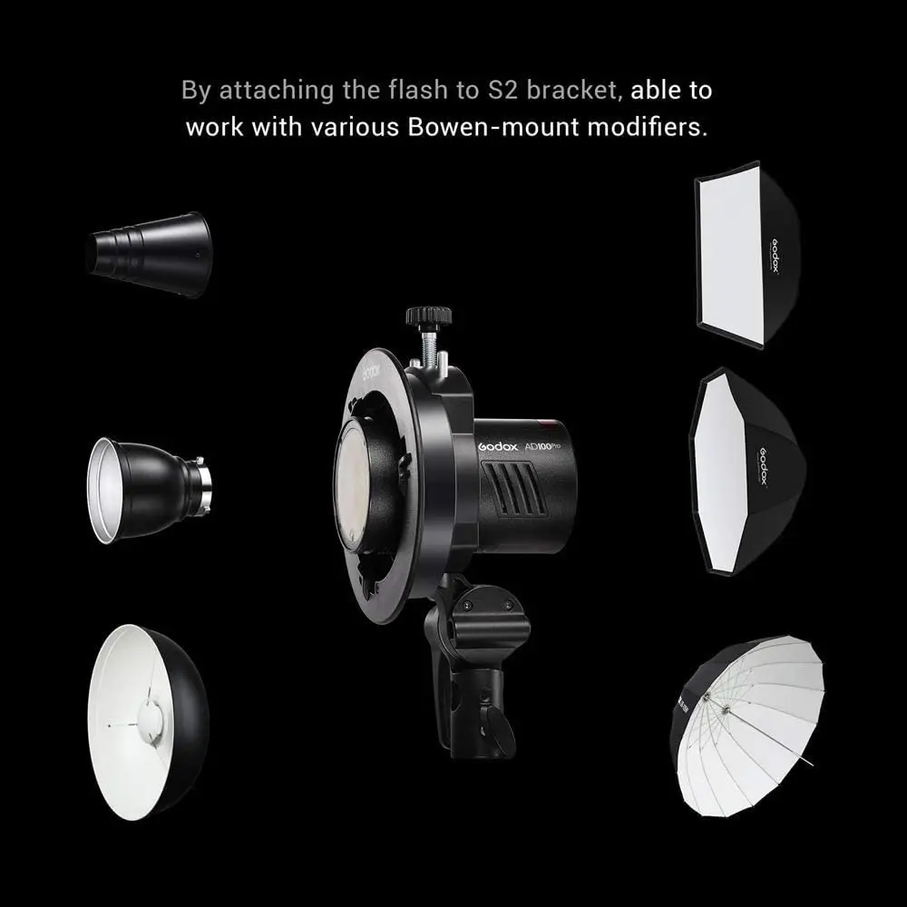 Godox AD100 pro карманная вспышка 2 4G Беспроводная 100Ws TTL 2600mah Портативная наружная для