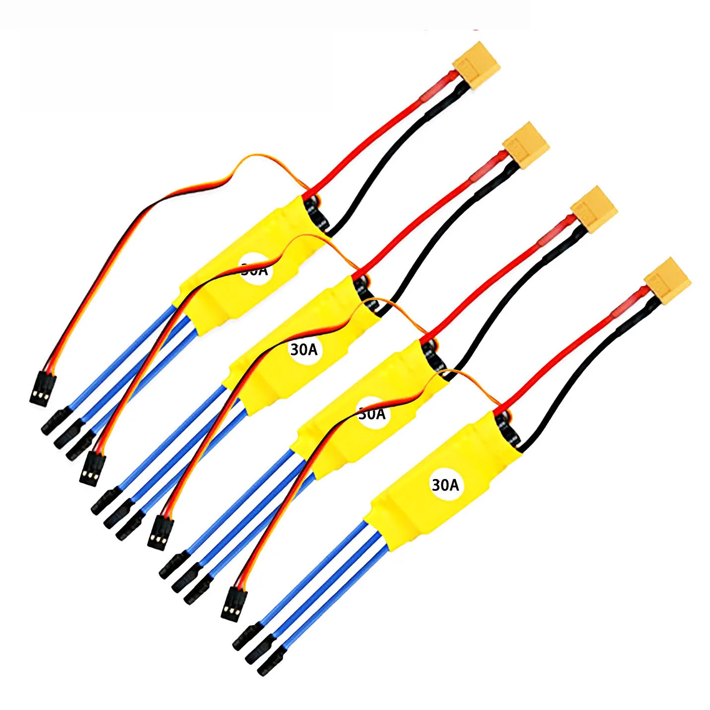 4 шт./лот XXD HW 30A/40A ESC бесщеточный контроллер скорости двигателя RC BEC T rex Вертолет