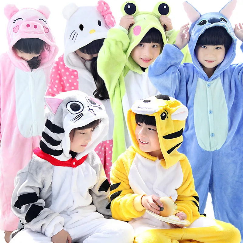 

Детский костюм для косплея Единорог панда динозавр, комплект одежды с капюшоном для хэллоуивечерние, косплей костюм для детей с длинным рукавом