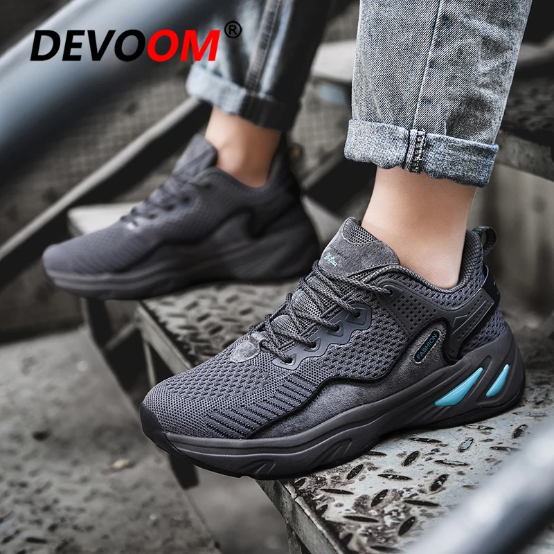 Новые мужские кроссовки для бега прогулочные удобные мужской дышащий сетчатый