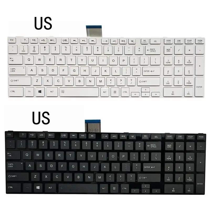 Новая клавиатура для ноутбука Toshiba Satellite C850 C855D C850D C855 C870 C870D C875 C875D L870 L870D L875 L875D L850