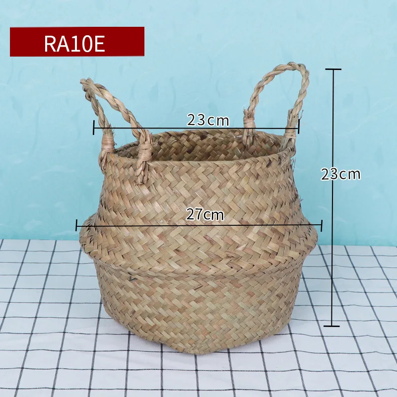 

Opbergmanden Wasserij Zeegras Manden Rieten Opknoping Bloempot Manden Opslag Bloem Thuis Pot Children Mand Voor Speelgoed