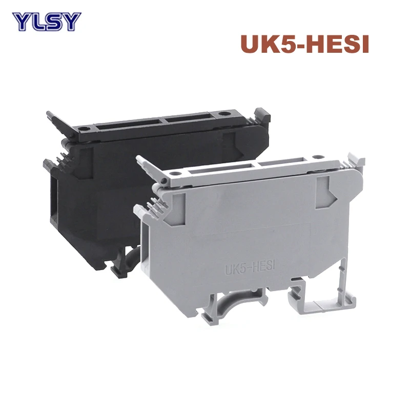 1 шт. Din рельсовый зажим плавкого предохранителя Винтовые клеммы UK5 HESI