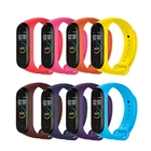 Ремешок для Xiaomi Mi Band 6, 5, 4, 3, силиконовый ремешок для часов, браслет для Xiaomi Mi Band 3, 4, 5, ремешок, браслет