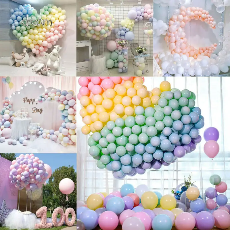 100 шт 10 дюймов латексные шары макарун милое Свадебная вечеринка декоративные |